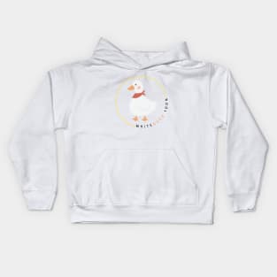 White duck 100% Kids Hoodie